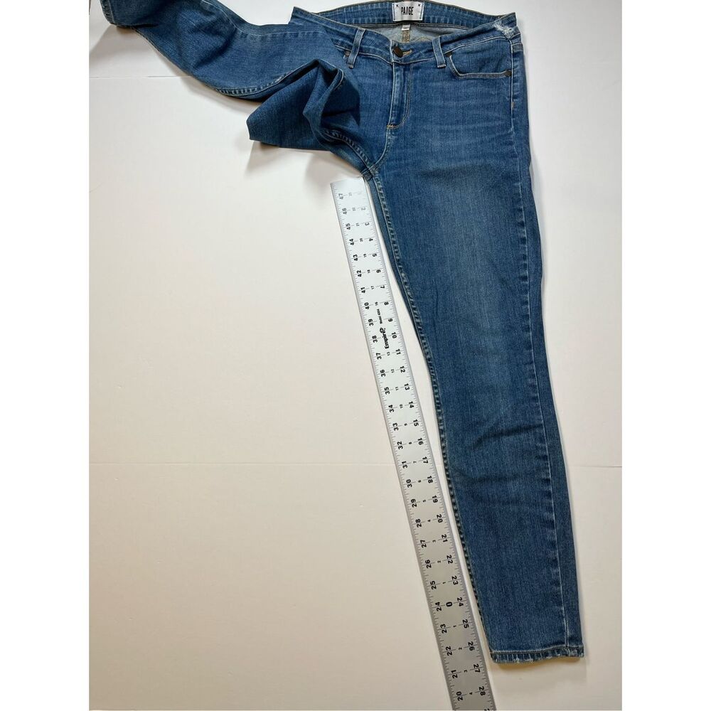 PAIGE Verdugo Ankle Jeans Mira Wash Women’s Size 30 Mid Rise Skinny Stretch - Picture 12 of 12